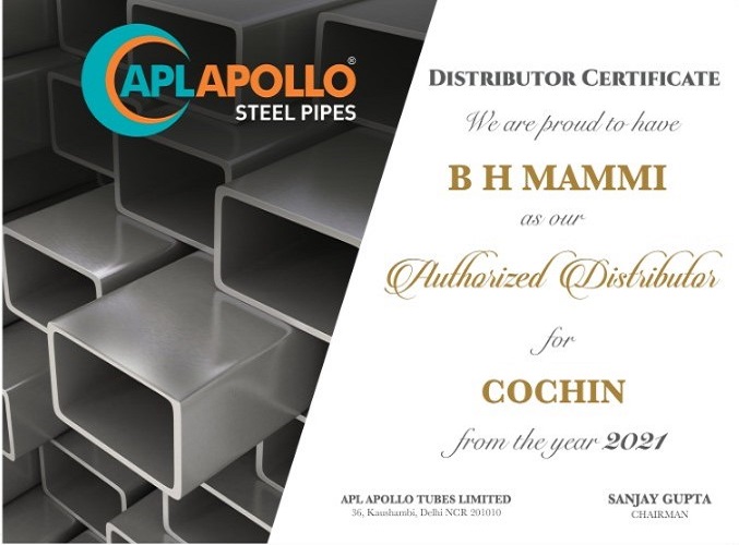 APL Apollo Distributor Certificate